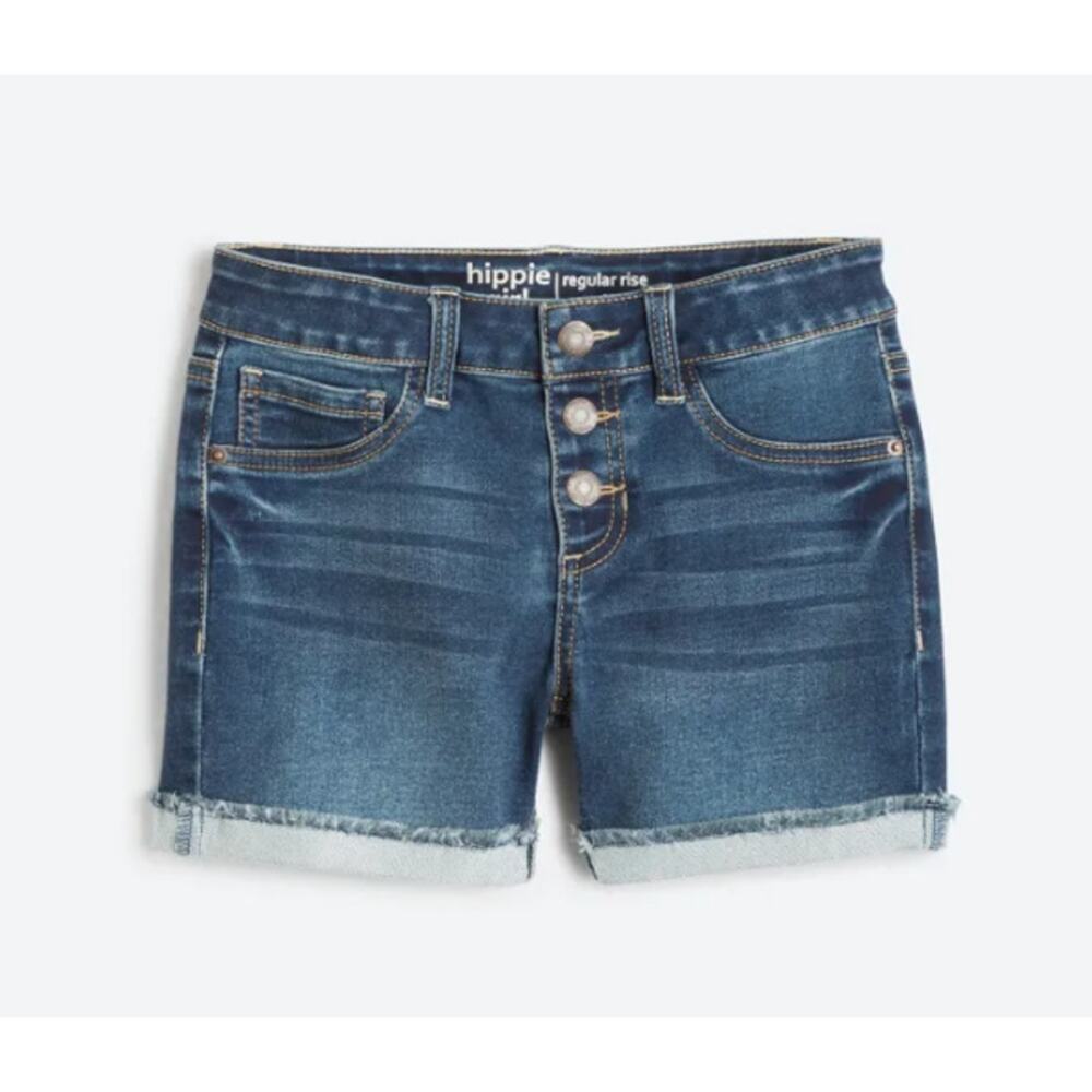 Hippie Girl Denim Cuff Short Size 8